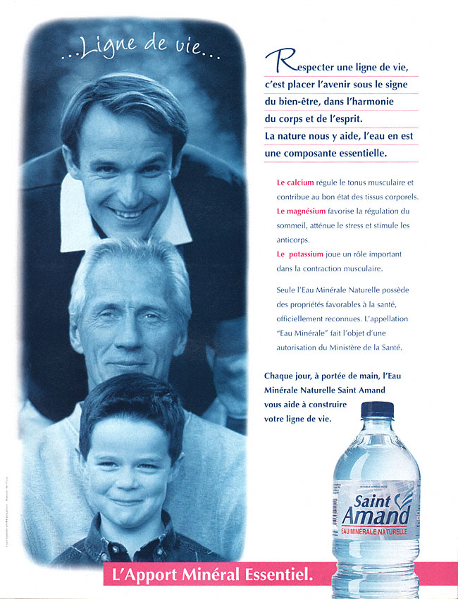 Advert Saint Amand 1997